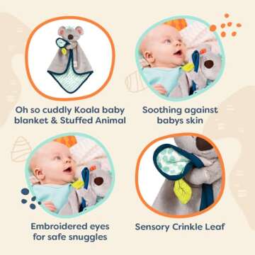 B. baby Koala Lovey - Soft Plush Baby Blanket