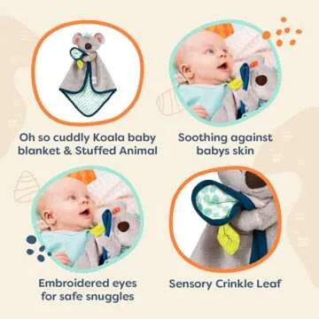B. baby Koala Lovey - Soft Plush Baby Blanket