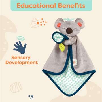 B. baby Koala Lovey - Soft Plush Baby Blanket