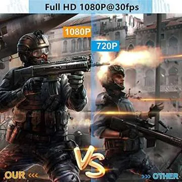 4K Video Capture Card, HDMI to USB Capture Card 1080P for Streaming, Recording, Gaming, Compatible with Nintendo Switch, PS5, Xbox