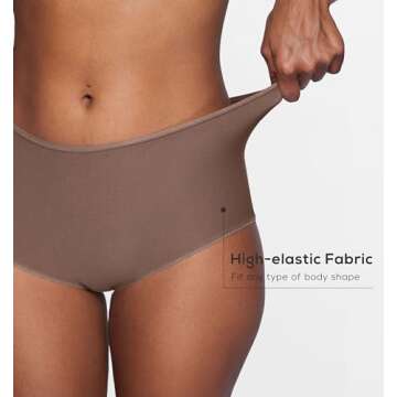 SOULVOR Magneticfit Boy Shorts Underwear for Women Stretchy Boxer Briefs Tagless Full Coverage Boysh...