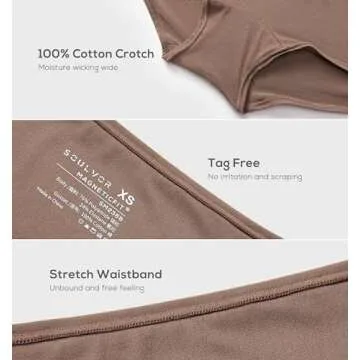 Comfortable Magneticfit Boy Shorts for Women 3 Pack