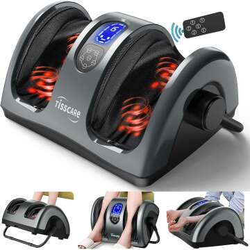 Shiatsu Foot Massager with Heat for Pain Relief