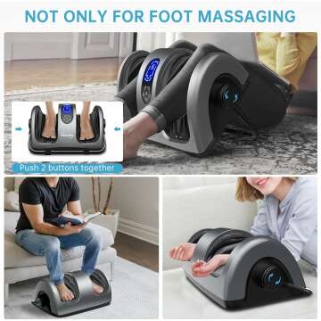 Shiatsu Foot Massager with Heat for Pain Relief