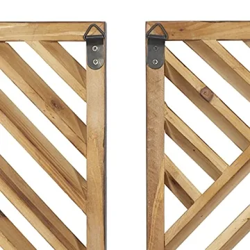 Geometric Wood Wall Decor Set of 3 | Stylish Home Art