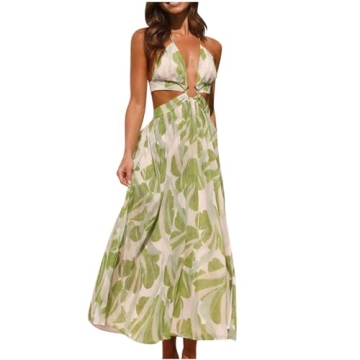 Next Day Delivery Women's Pleated Flowy Long Dress - Perfect for Summer Weddings and Parties