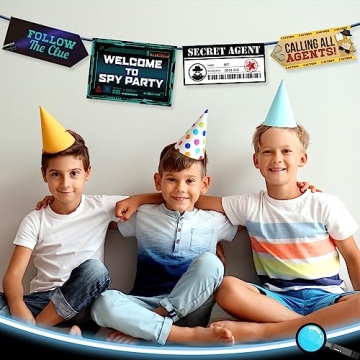 Spy Party Sign Set: 20 Unique Decorations for Every Spy Lover