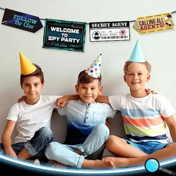 Spy Party Sign Set: 20 Unique Decorations for Every Spy Lover