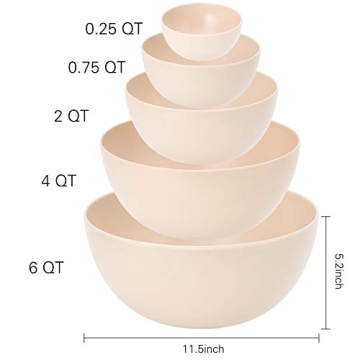 Elegant Bamboo Salad Bowl Set with Lids and Utensils