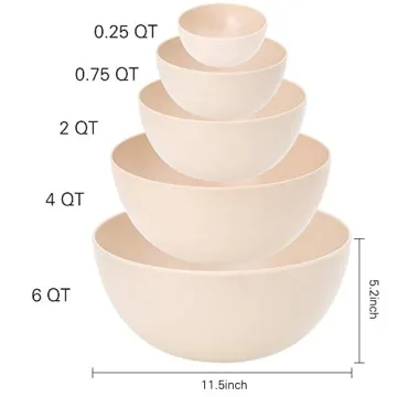 Elegant Bamboo Salad Bowl Set with Lids and Utensils