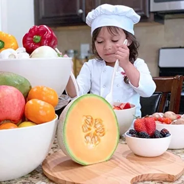 Elegant Bamboo Salad Bowl Set with Lids and Utensils