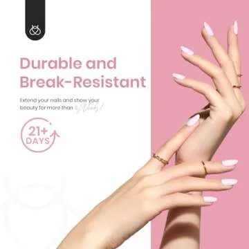 Beetles Gel Nail Tips Short Oval Shape, 500Pcs Clear Soft Gel Nail Tips Pre-shaped Full Cover False Nails Gelly Tips for Gel Nail Polish Easy Nail Extensions Acrylic Press on Nails