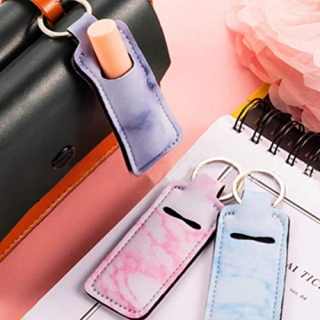 Pengxiaomei Chapstick Holders - Stylish Keychain for Lip Balm