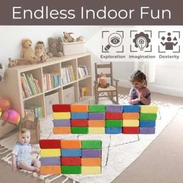 Wonder Space Plush Foam Blocks for Kids - Safe Stacking Fun!