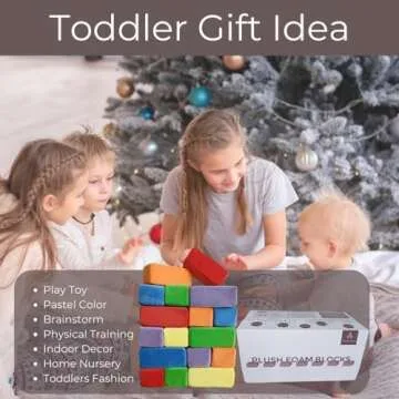 Wonder Space Plush Foam Blocks for Kids - Safe Stacking Fun!