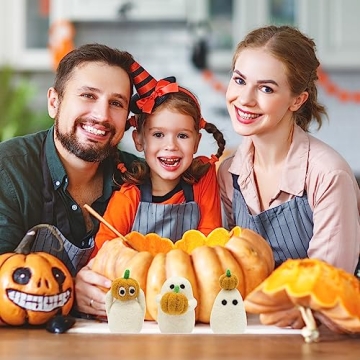 GLACIART ONE Felt Ghost Decorations for Halloween Fun