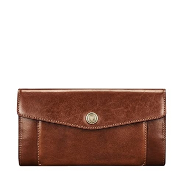 Luxury Women's Leather Card Wallet - Maxwell Scott Forli