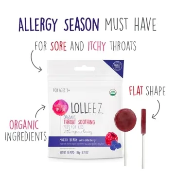 Organic Sore Throat Relief Lollipops Everyone Loves