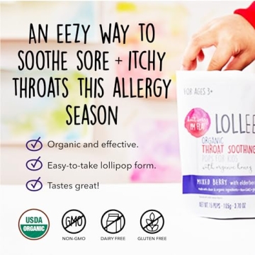 Organic Sore Throat Relief Lollipops Everyone Loves