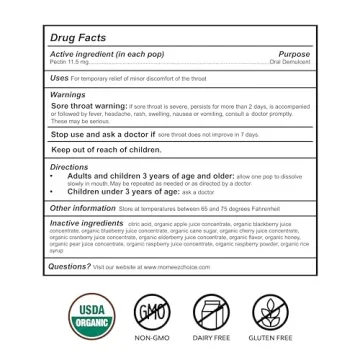 Organic Sore Throat Relief Lollipops Everyone Loves