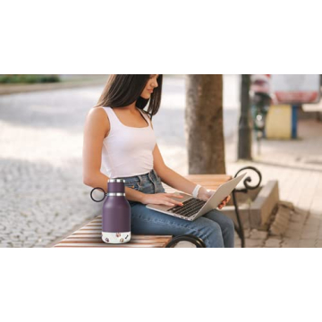 Asobu Dog Bowl 37oz Insulated Travel Bottle - White