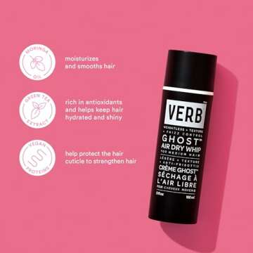 VERB Ghost Air Dry Whip - Frizz-Free Vegan Styling Cream