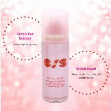 N.V.D ONE/SIZE.by.Patrick.Starrr On 'Til Dawn Mattifying Waterproof Setting Spray (1 oz/ 46 mL), Clear