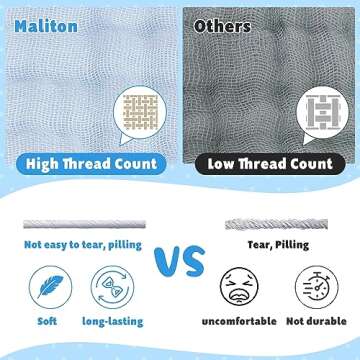 Maliton Muslin Baby Burp Cloths 6 Pack Large 20''x10'' 100% Cotton Burp Rags Absorbent and Soft 6 Layers Muslin Cloth Baby Essentials for Newborn(Animals and Cars, Pack of 6)