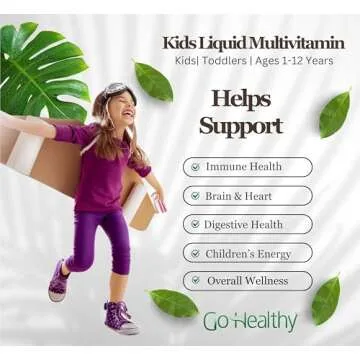 Go Healthy Kids Liquid Multivitamin for Growth & Immune Boosting