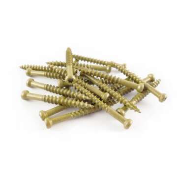 WoodPro Fasteners TH7X2-1 Trim Head Wood Screws - 174 Count