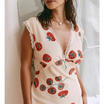 Stylish Women Y2K V Neck Maxi Dress for Every Occasion