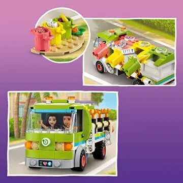 LEGO Friends Recycling Truck Toy for Kids Ages 6+