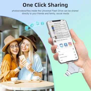 MFi Certified USB 3.0 Flash Drive 128GB for All Devices