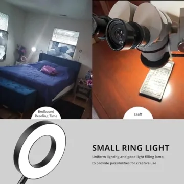 Versatile Woputne Clip-On Desk Lamp for Reading and Crafting