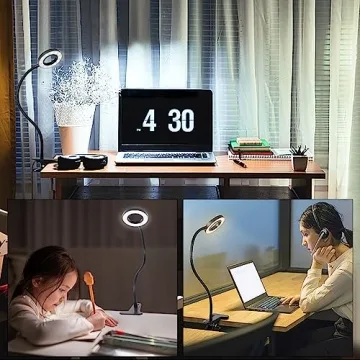 Versatile Woputne Clip-On Desk Lamp for Reading and Crafting