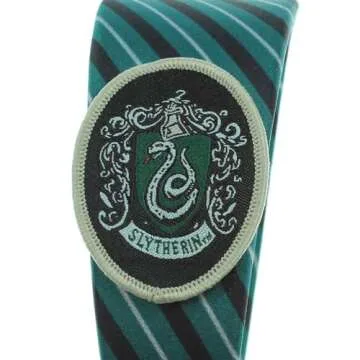 Bioworld Harry Potter Headbands for Women and Girls' Hogwarts Houses Gryffindor Slytherin Ravenclaw Hufflepuff Hogwarts (Slytherin)
