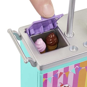 Barbie Beach Boardwalk Playset with Dolls & Accessories