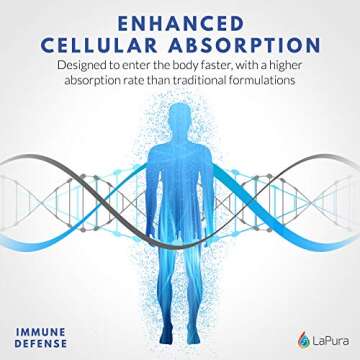 immune defense - vitamin c immune support and wellness formula with vitamin d, zinc, b complex, garlic, ginger and turmeric extract - 90 capsules