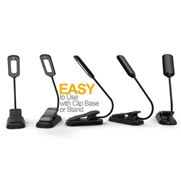 PERFECTDAY Book Light - USB Rechargeable LED Reading Lamp
