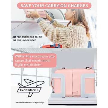 Large Travel Backpack Women, Carry On Backpack,Hiking Backpack Waterproof Outdoor Sports Rucksack Casual Daypack Fit 15.6 Inch Laptop with USB Charging Port Shoes Compartment