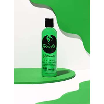 Curls The Ultimate Styling Collection B N Control Curl Sculpting Gel (Firm Hold), 8 Ounces,GREEN