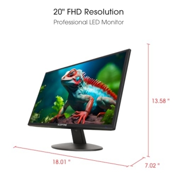 Sceptre 20" LED Monitor with 75Hz Refresh Rate