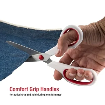 SINGER Comfort Grip Fabric Scissors for All Crafters