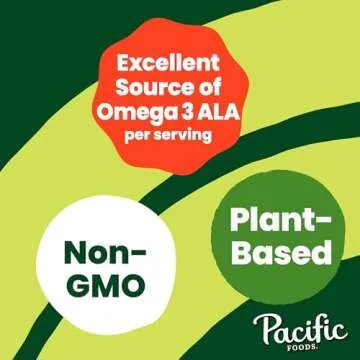 Pacific Foods Unsweetened Vanilla Hemp Milk, Plant Based Milk, 32 oz Carton