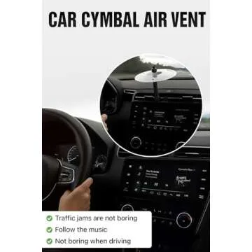 Car Drum Cymbal Air Vent: The Ultimate Fun Gadget for Drummers & Music Lovers!