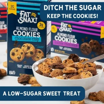 Fat Snax Low-Carb Mini Double Chocolate Cookies for Keto