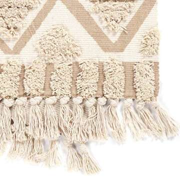Chic Seavish Handwoven Cotton Area Rug for Your Home