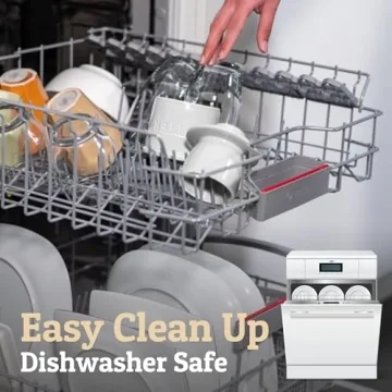 PriorityChef French Butter Crock with Lid, Get on Demand Spreadable Butter, Ceramic Butter Keeper to Leave on Counter with Water Line, White