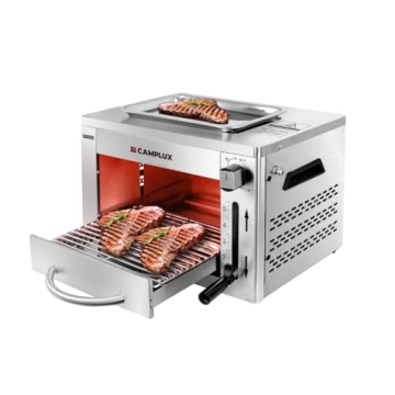 Camplux Propane Infrared Steak Grill - 1600℉ Fast Heating and Portable BBQ Grill