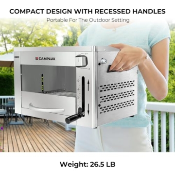 Camplux Infrared Steak Grill with 1600℉ Fast Heating